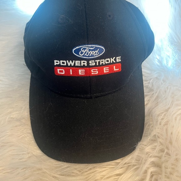 Ford Power Stroke Diesel Black Cap - Picture 1 of 3